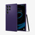 ACS07287 - Galaxy S24 Ultra Case Liquid Air in Matte Black showing the back